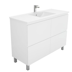 Port-4D-1200 PVC Vanity Cabinet Only Single Bowl